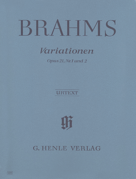 Brahms, Johannes: Variations op. 21,1 and 2