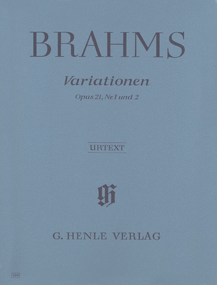 Book cover for Variations Op. 21 Nos. 1 and 2