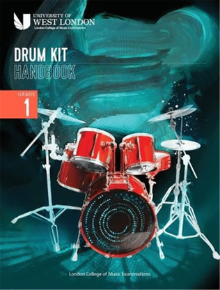 Book cover for LCM Drum Kit Handbook 2022: Grade 1