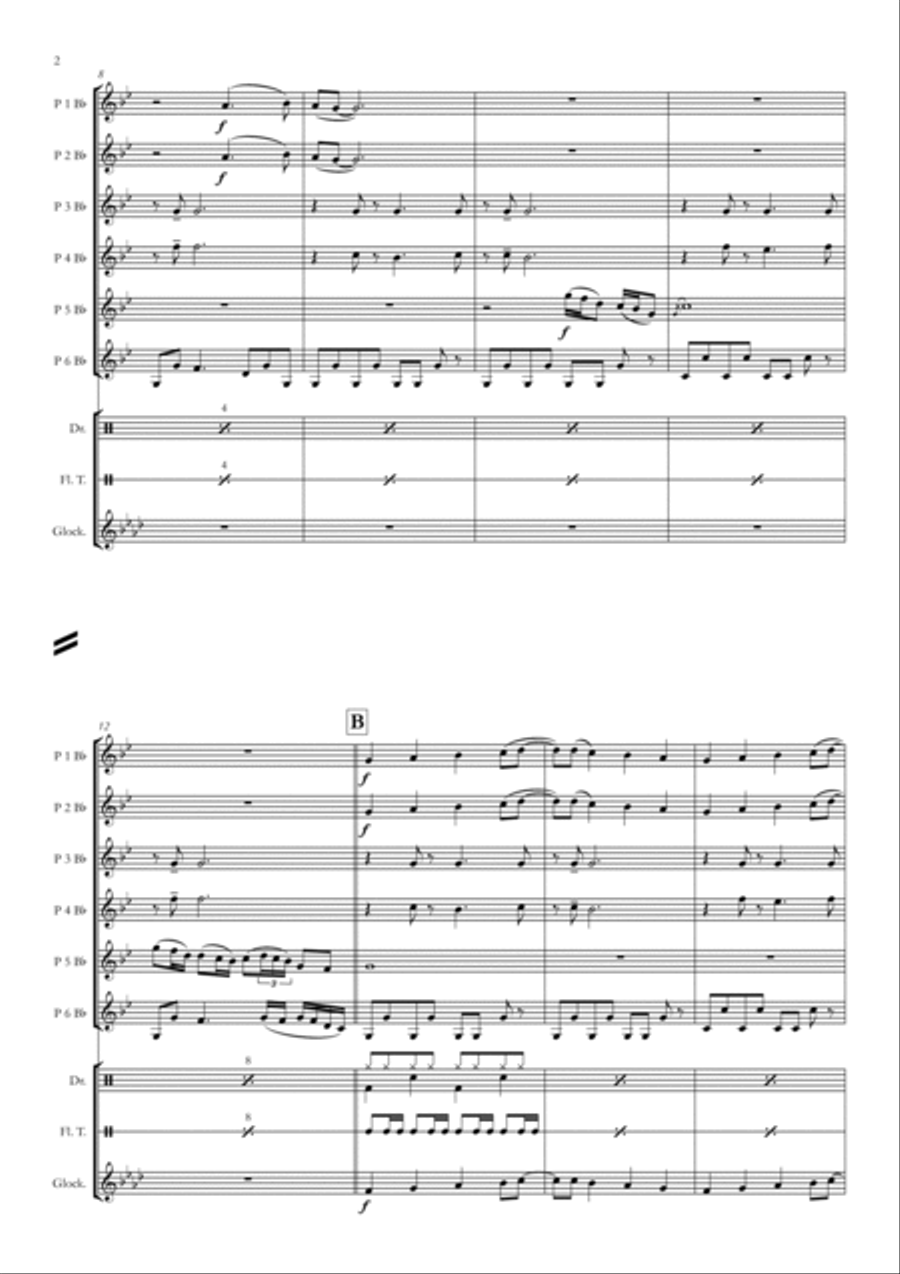 I Was Made For Lovin' You Concert Band scores gallery preview page 2