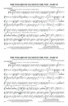 The Wizard of Oz Meets The Wiz, Part 2: 1st B-flat Trumpet