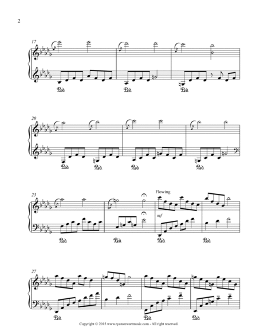 Autumn (Solo Piano) Piano Solo scores gallery preview page 2