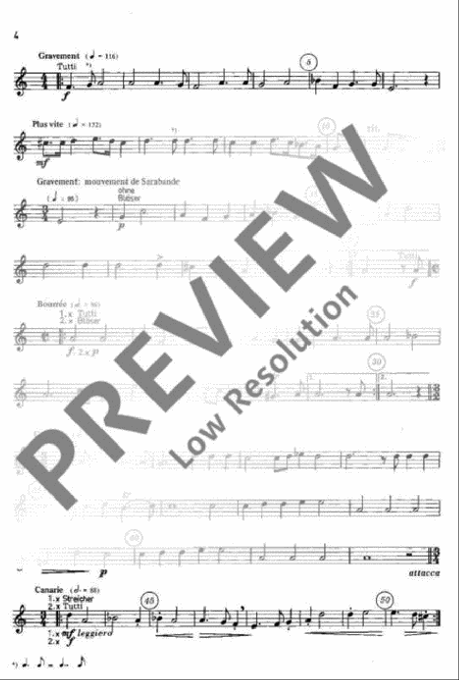 Le Bourgeois Gentilhomme English Horn scores gallery preview page 5