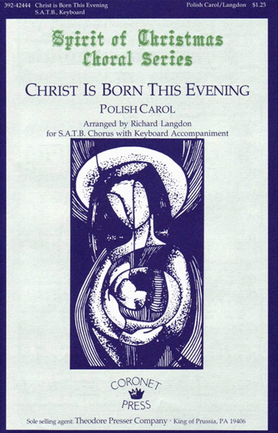 Christ Is Born This Evening Sacred scores gallery preview page 1