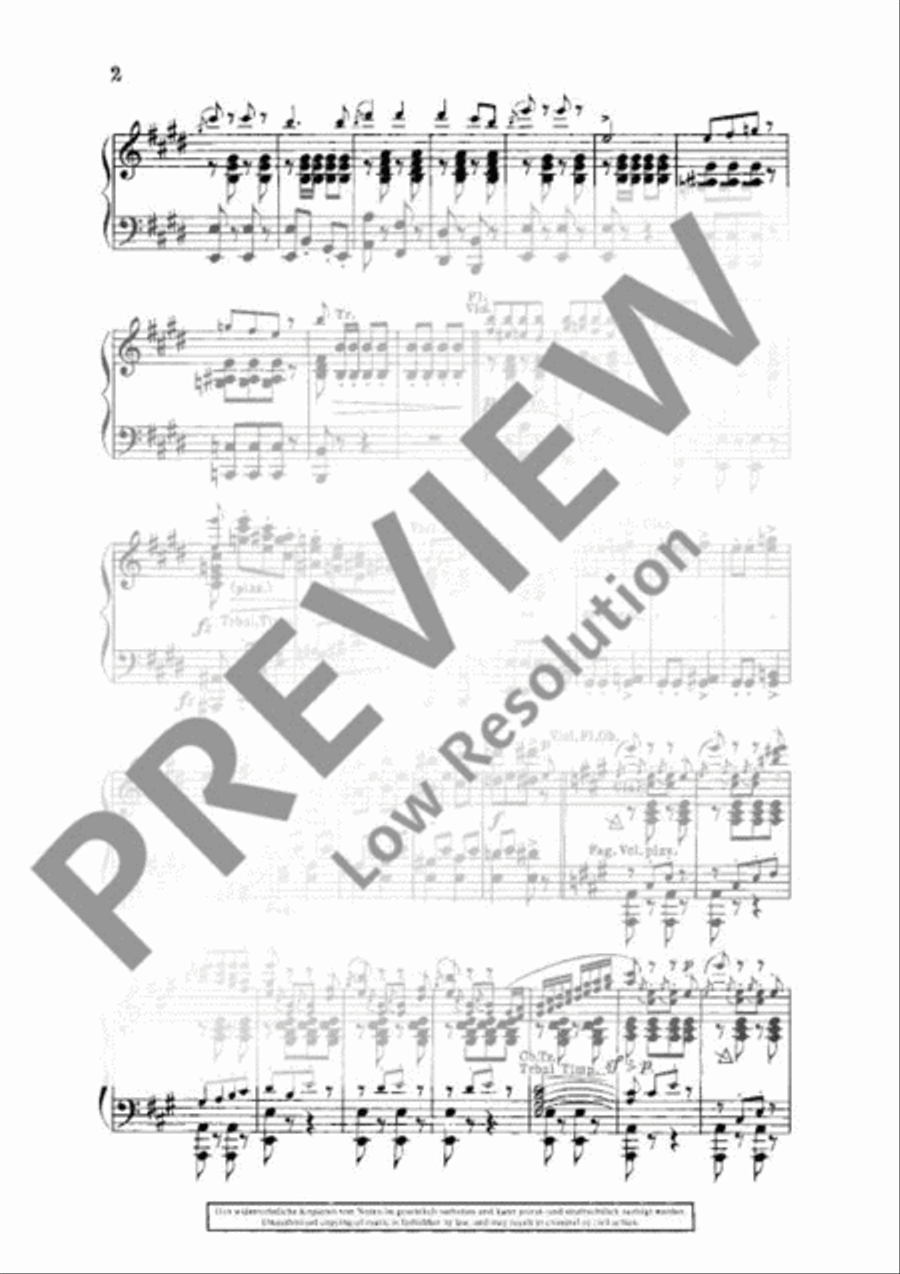 Tritsch-Tratsch Polka Orchestra scores gallery preview page 3