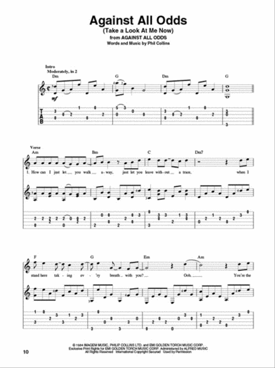 100 Most Beautiful Songs Ever Electric Guitar scores gallery preview page 3