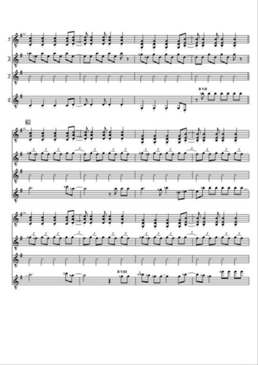 Viva La Vida Guitar scores gallery preview page 6
