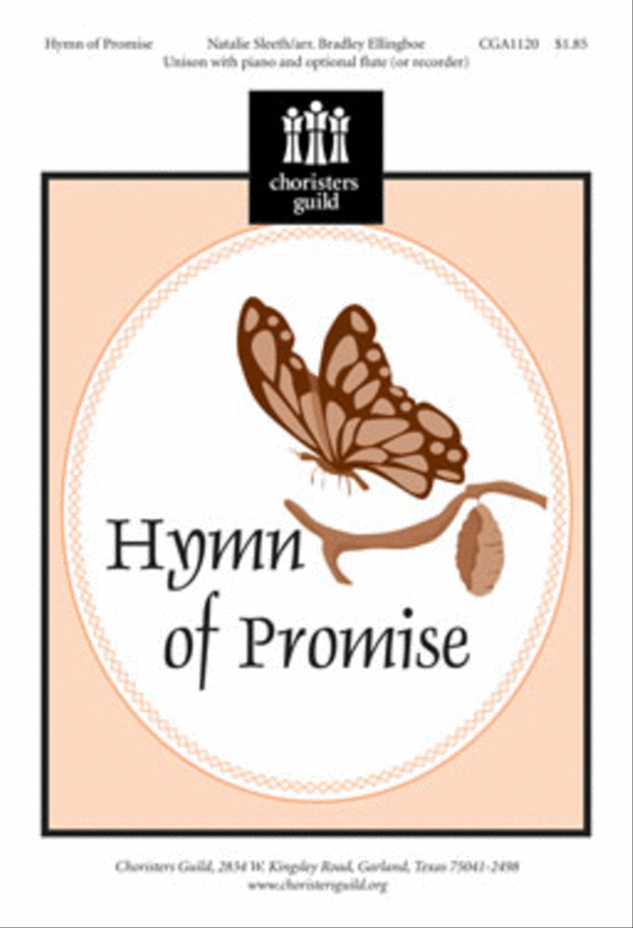 Hymn of Promise Unison Choir scores gallery preview page 1