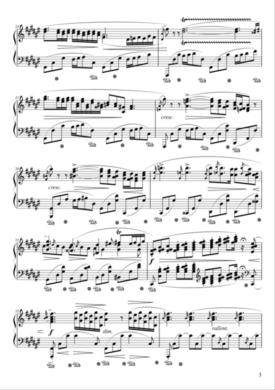 Barcarolle Opus 60 in F# Major Piano Solo scores gallery preview page 3