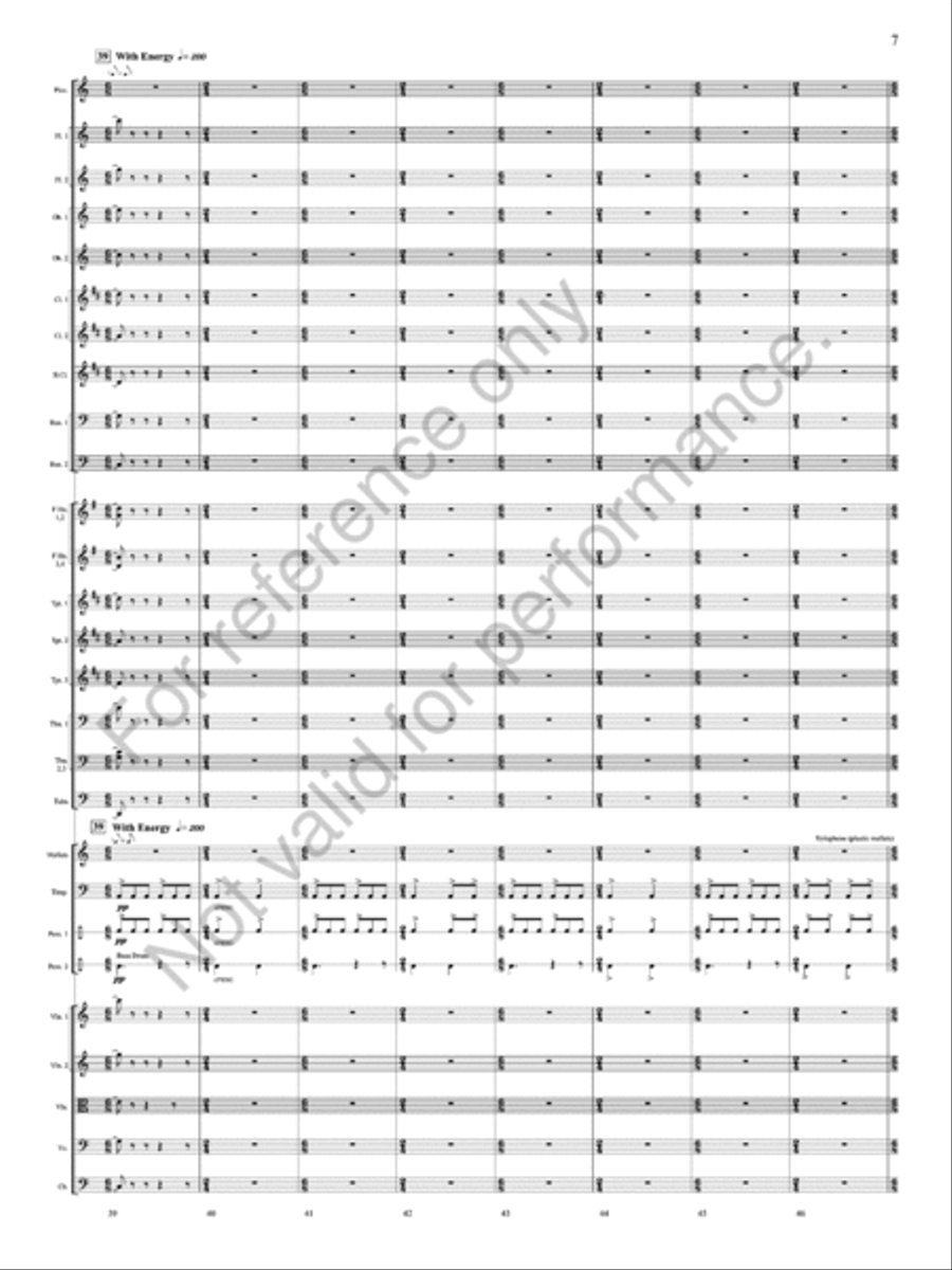 Flight Of Valor Full Orchestra scores gallery preview page 8