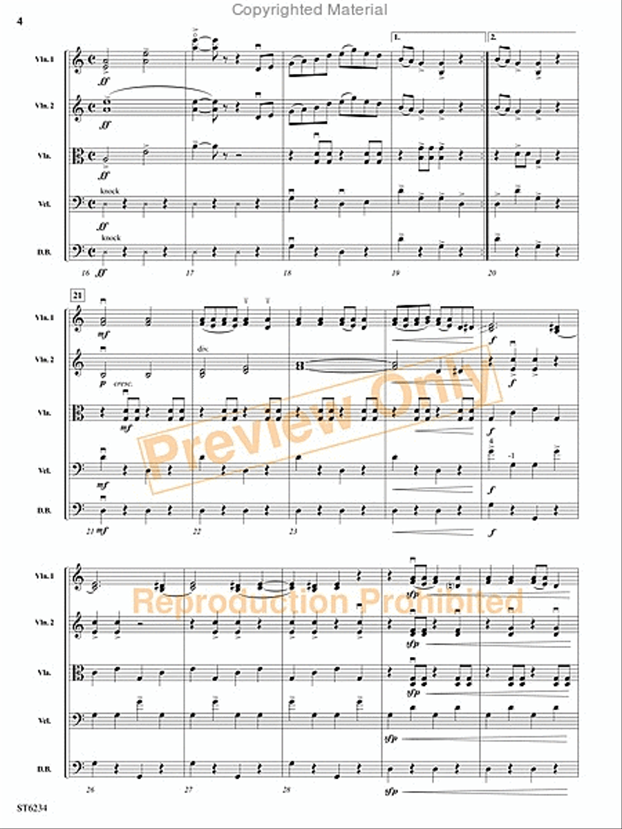 Bayou Self Bayou Self String Orchestra scores gallery preview page 3