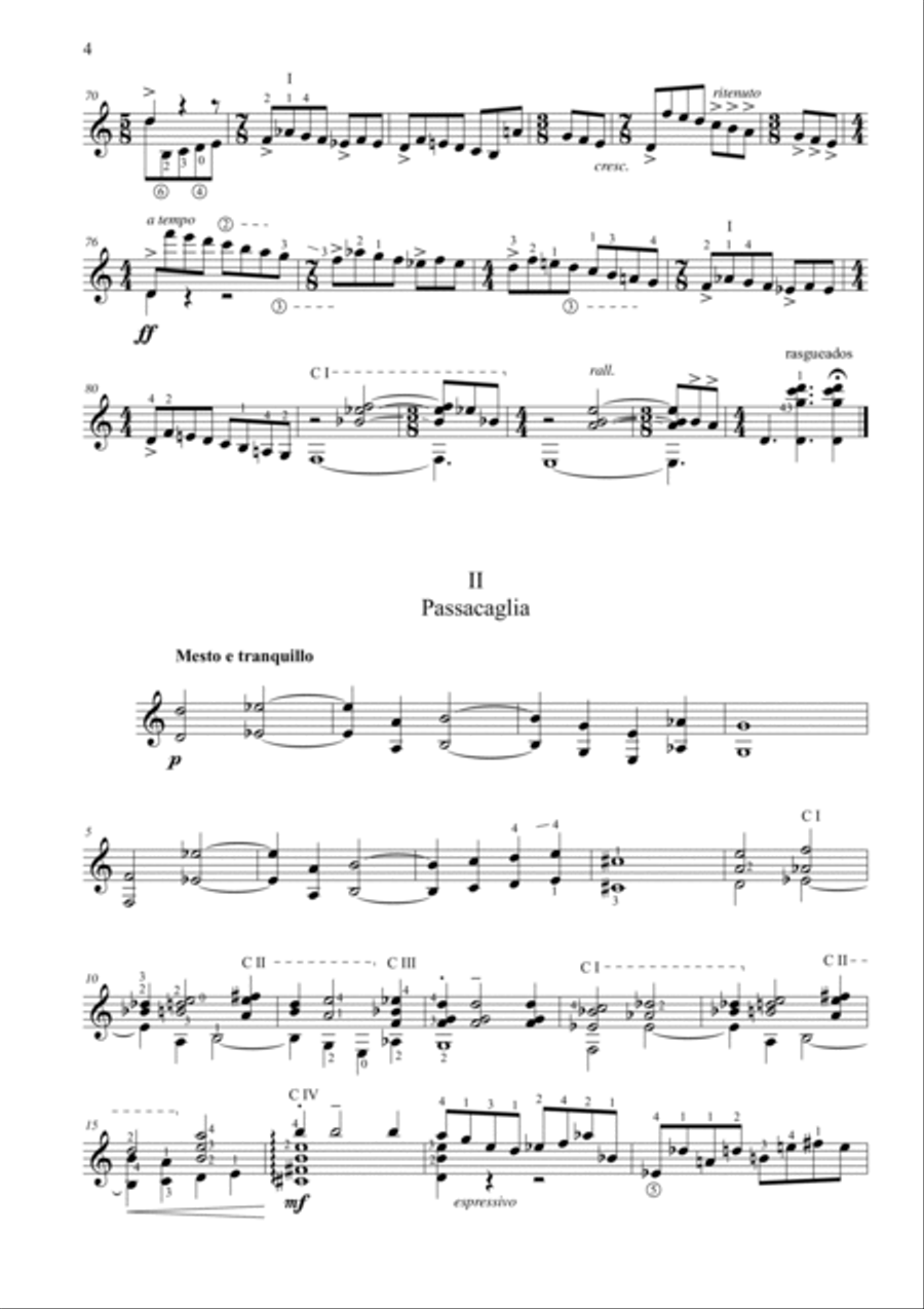 Davide Bontempo: LA NAVE DI TESEO (ES-22-003) Acoustic Guitar scores gallery preview page 5