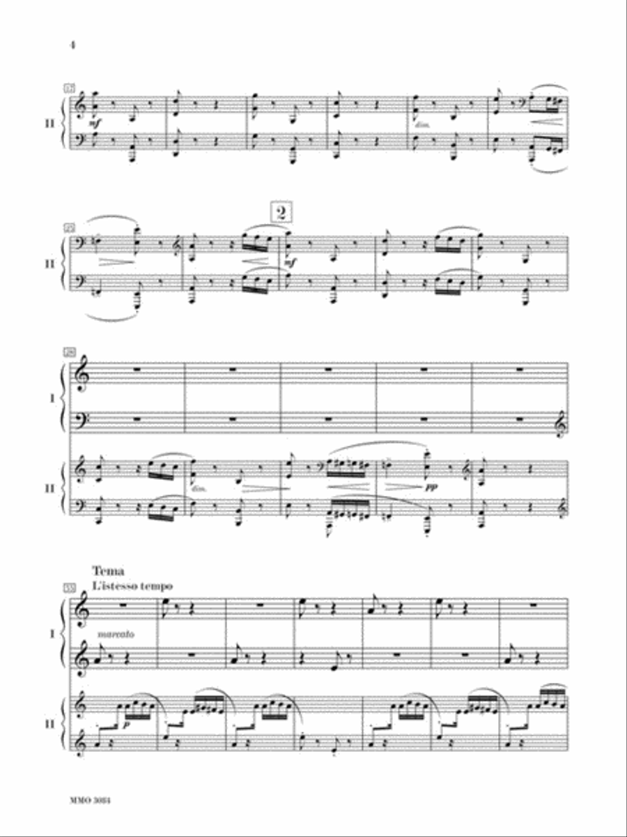 Rachmaninov – Rhapsody on a Theme of Paganini Piano Solo scores gallery preview page 2