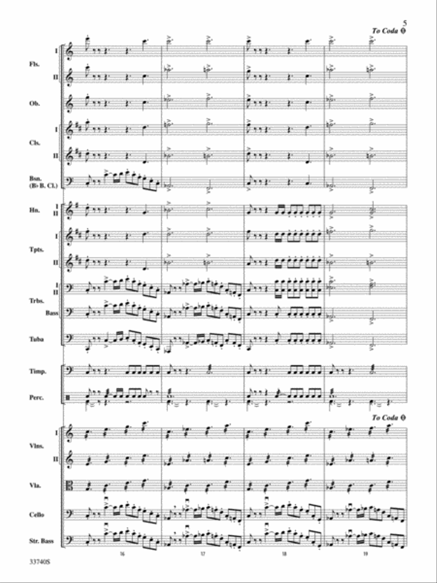 Poeme Symphonique Les Preludes Full Orchestra scores gallery preview page 5