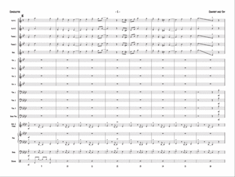 Comfort and Joy: Score Comfort and Joy: Score Jazz Ensemble scores gallery preview page 4