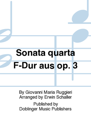 Sonata quarta F-Dur aus op. 3
