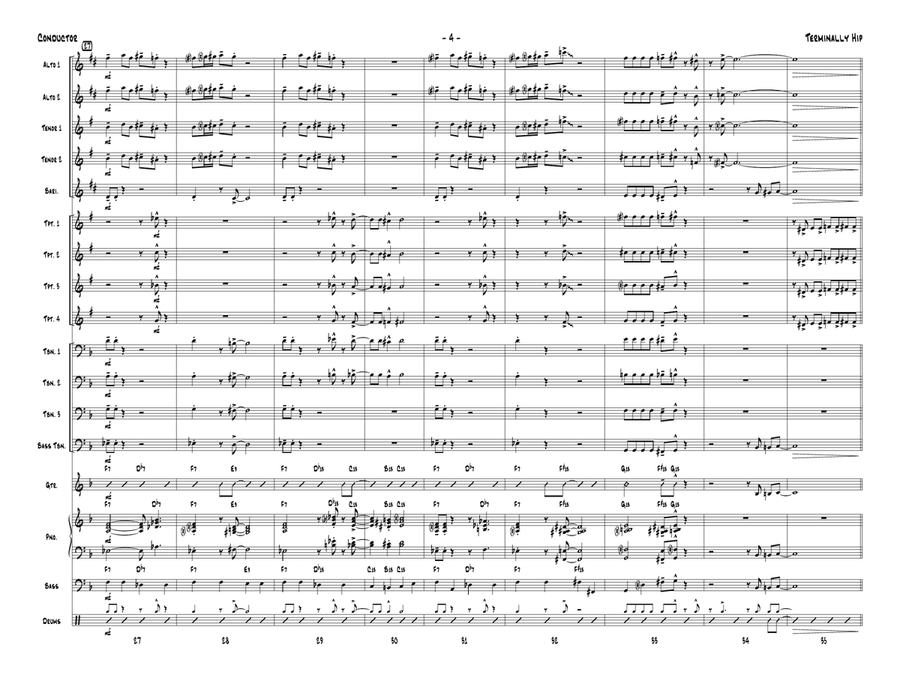 Terminally Hip: Score Terminally Hip: Score Jazz Ensemble scores gallery preview page 6