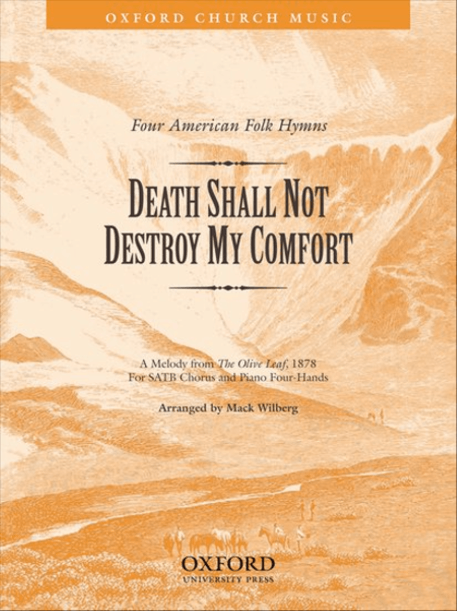 Death shall not destroy my comfort 4-Part scores gallery preview page 1