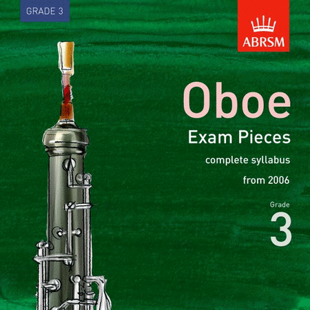 ABRSM Oboe Exam Pieces 2006 Grade 3 CD