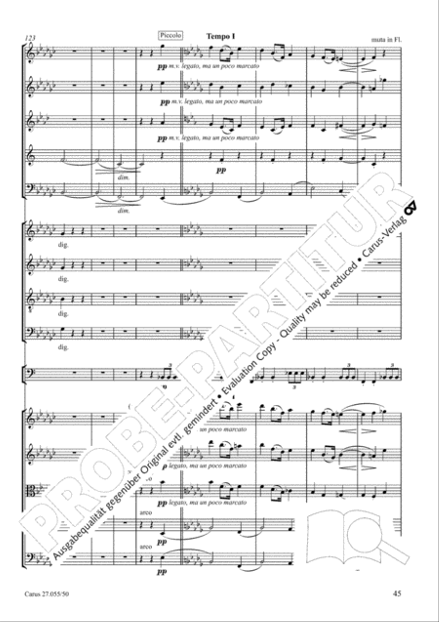 Ein Deutsches Requiem (German Requiem) 4-Part scores gallery preview page 52