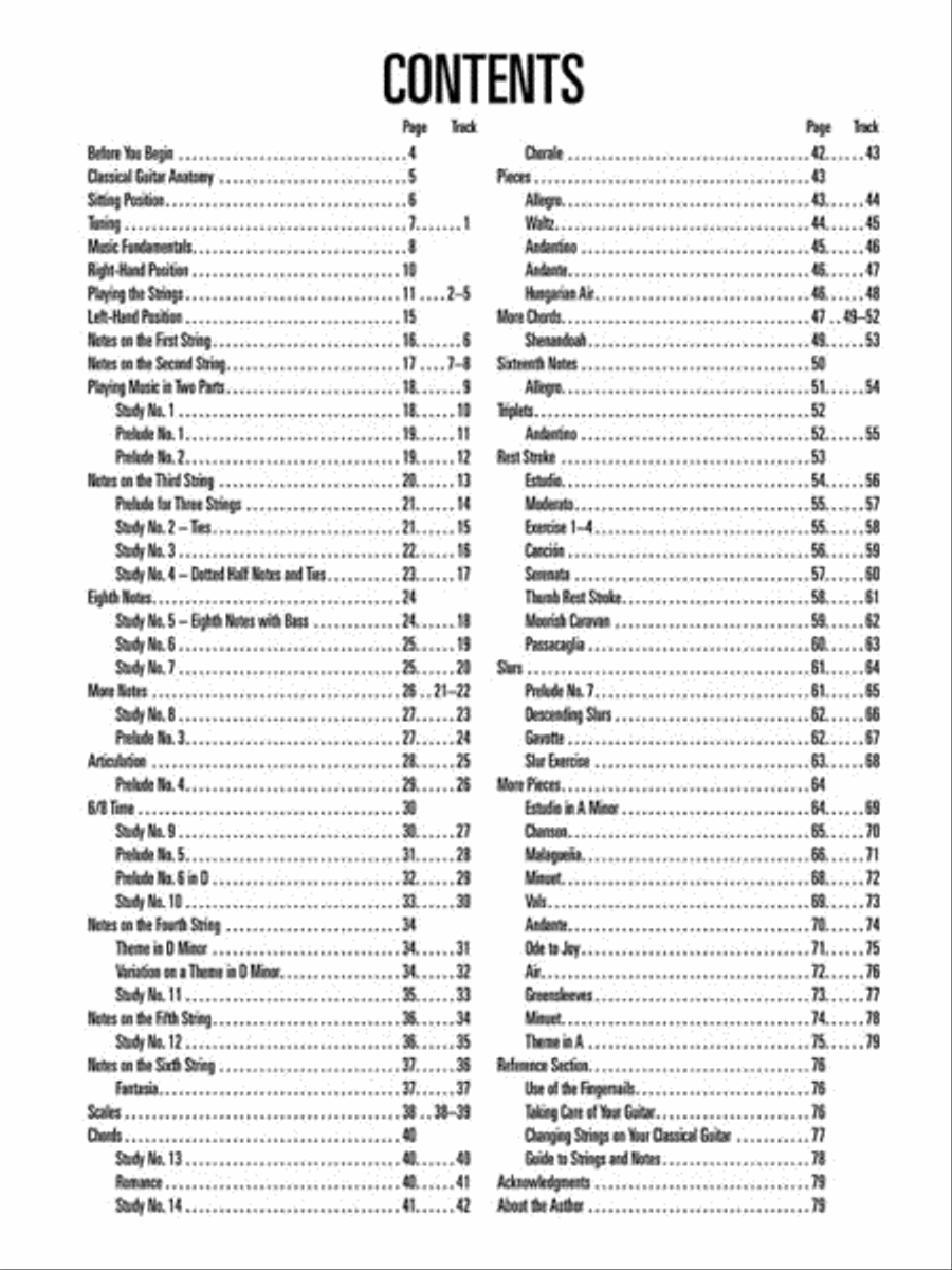 The Hal Leonard Classical Guitar Method image number null