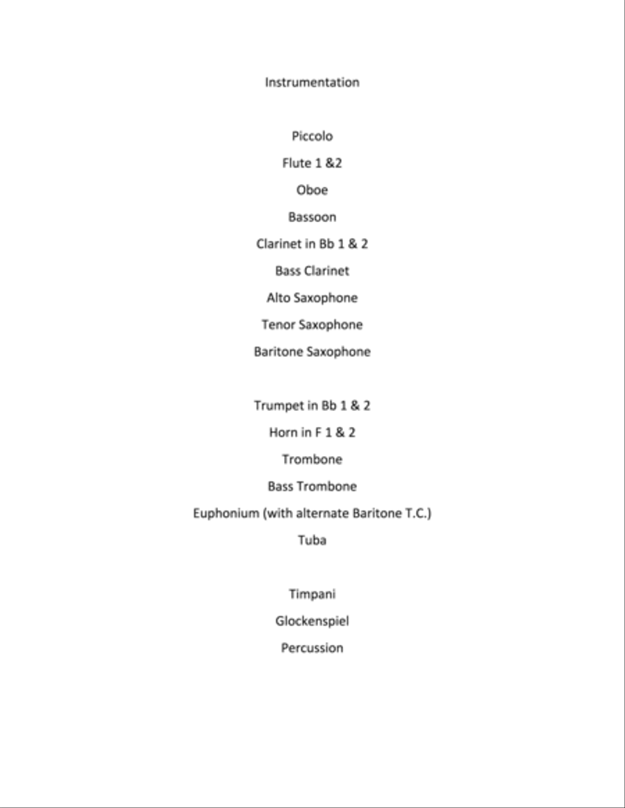 Morning Has Broken - Score Only Concert Band scores gallery preview page 2