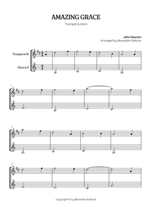 Amazing Grace • super easy trumpet and french horn sheet music
