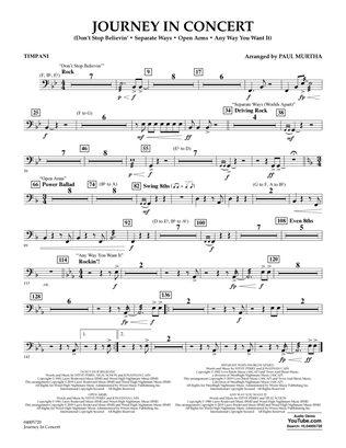 Journey in Concert (arr. Paul Murtha) - Timpani