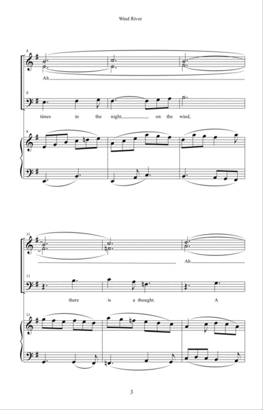 Wind River Wind River 4-Part scores gallery preview page 3