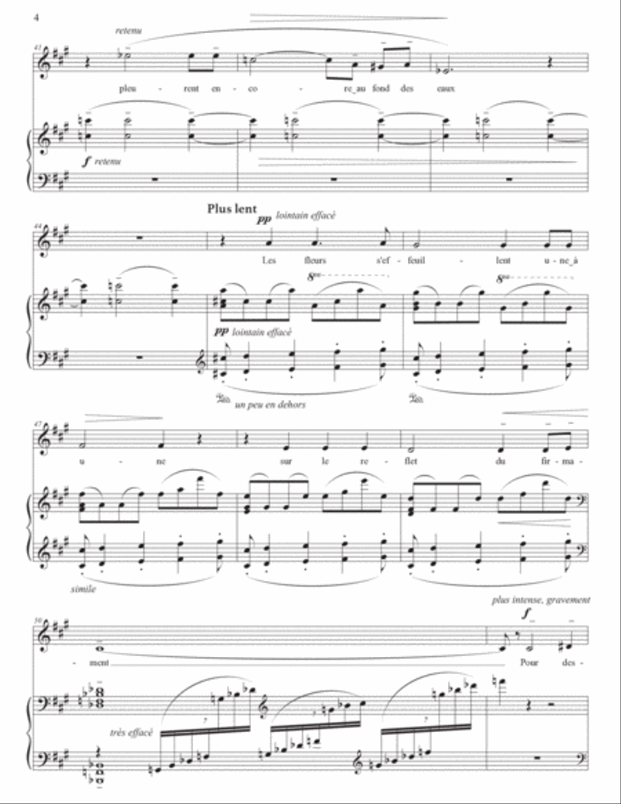 BOULANGER: COMPLETE SONGS (original keys) Voice scores gallery preview page 5