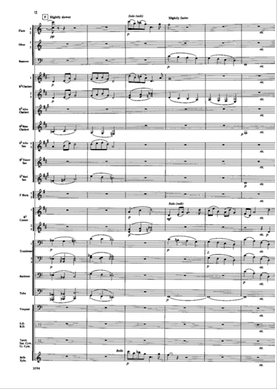 A Rainbow Bridge A Rainbow Bridge Concert Band scores gallery preview page 12