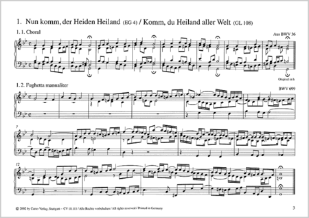 18 Little Chorale Partitas for Organ