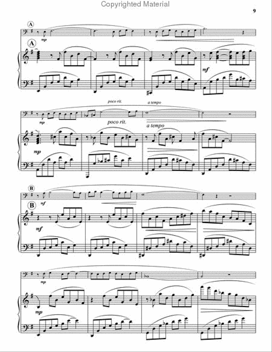 Sonata for Euphonium Euphonium scores gallery preview page 5