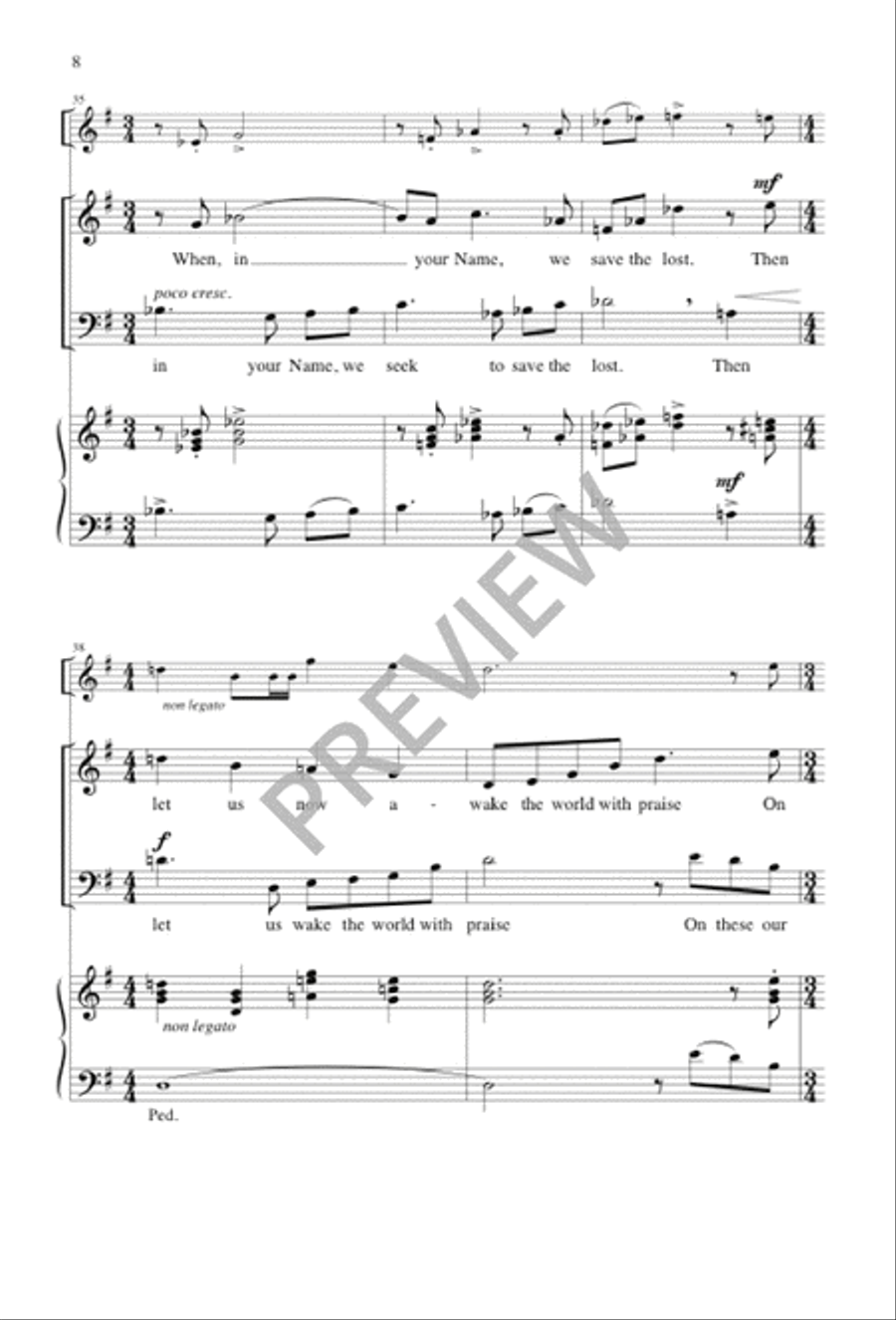 Easter Days 4-Part scores gallery preview page 8