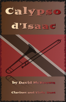 Book cover for Calypso d'Isaac, for Clarinet and Viola Duet