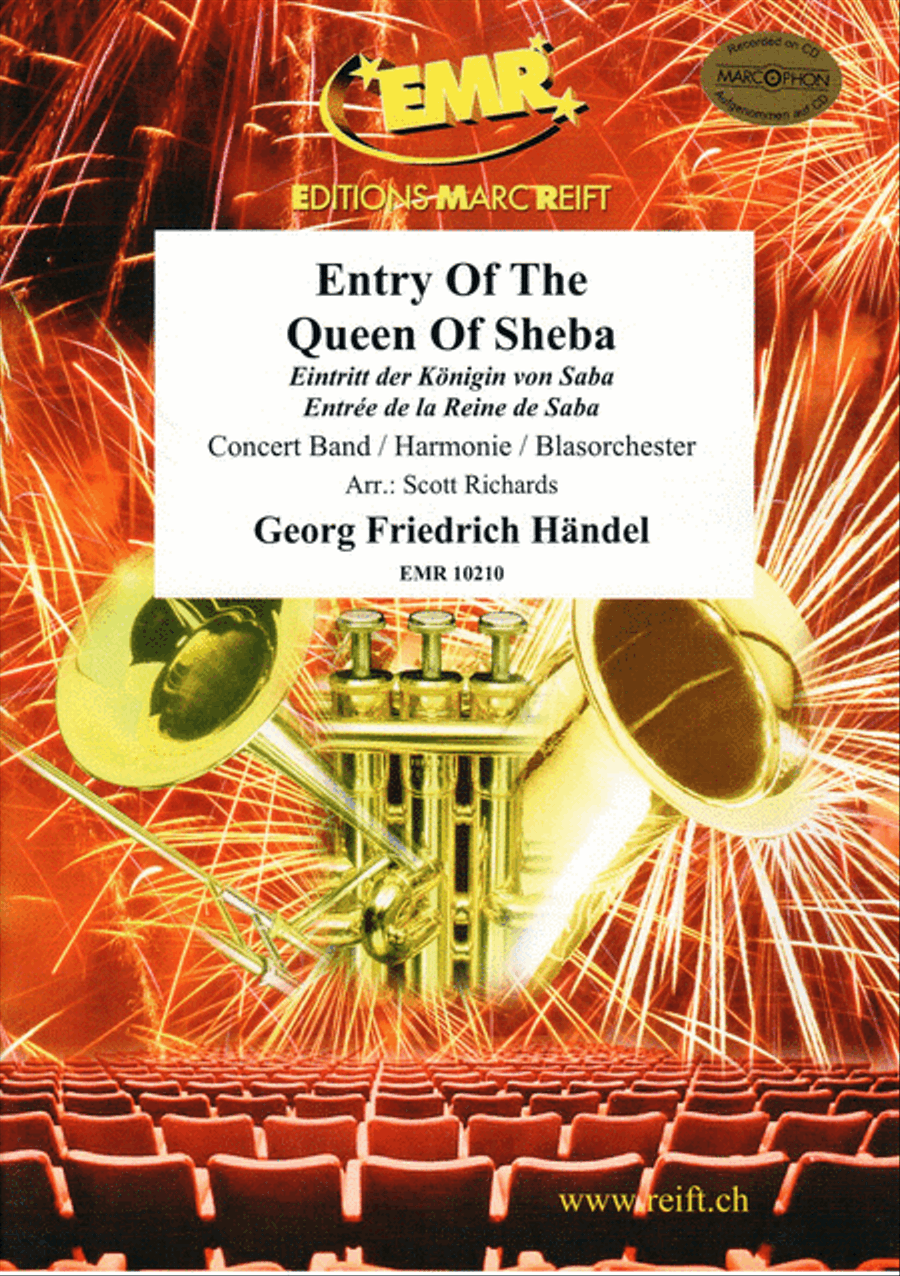 Entry Of The Queen Of Sheba Concert Band scores gallery preview page 1