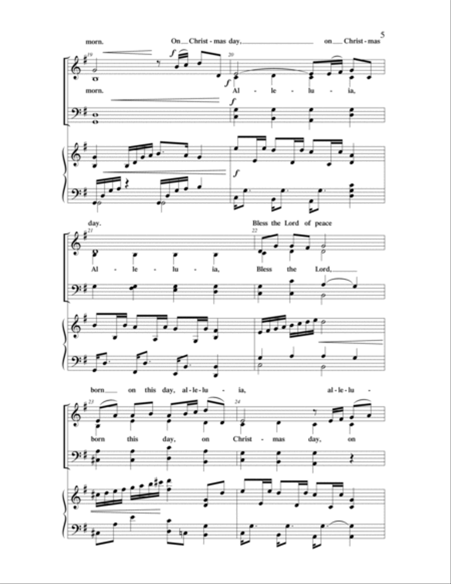 O Shining Star 4-Part scores gallery preview page 4
