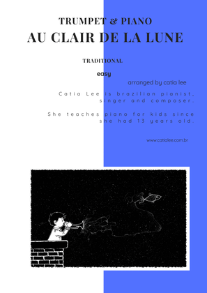 Book cover for Au clair de la lune - Duet for Trumpet and Piano