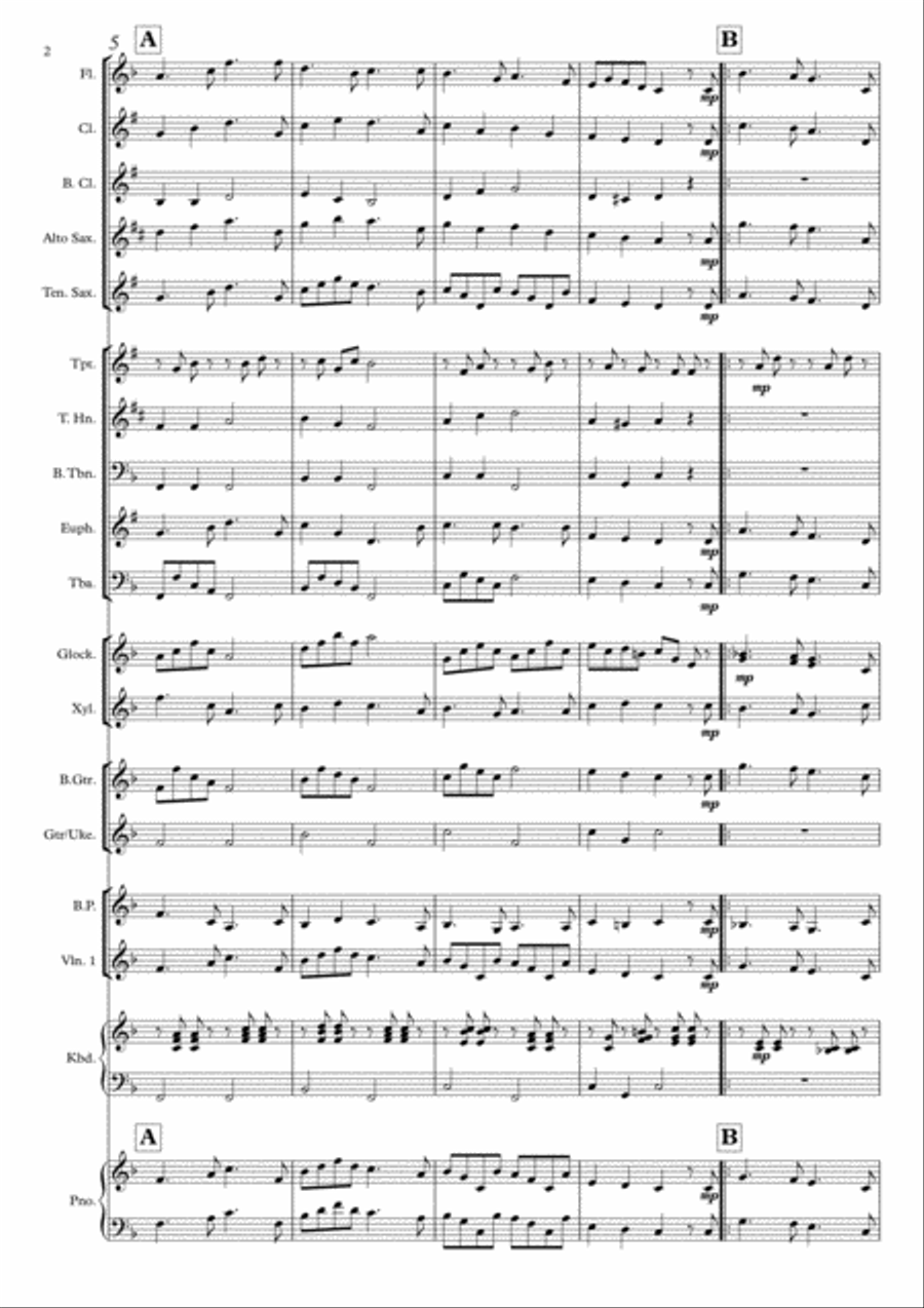 The Merry Peasant (Mixed Ensemble) Small Ensemble scores gallery preview page 2