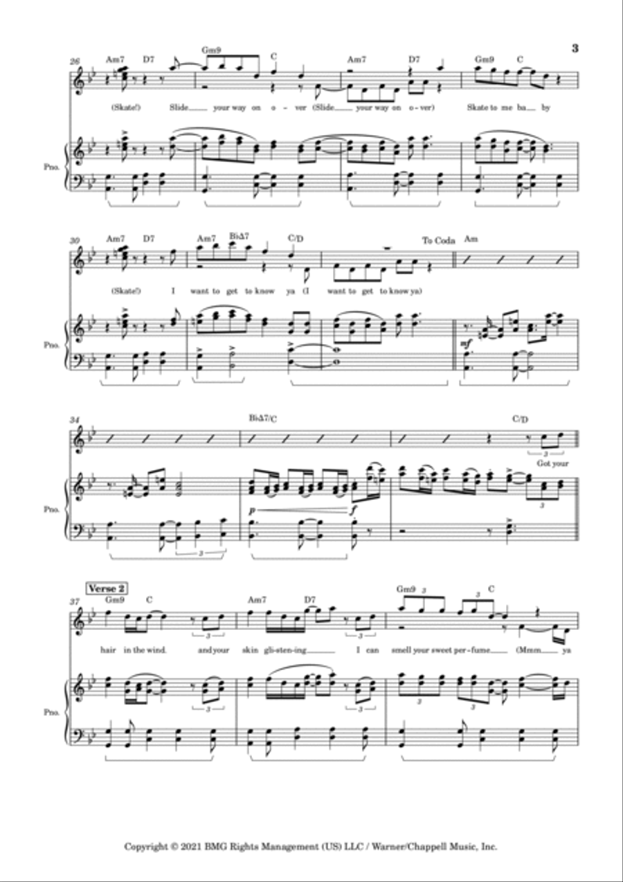 Skate Piano Solo scores gallery preview page 3