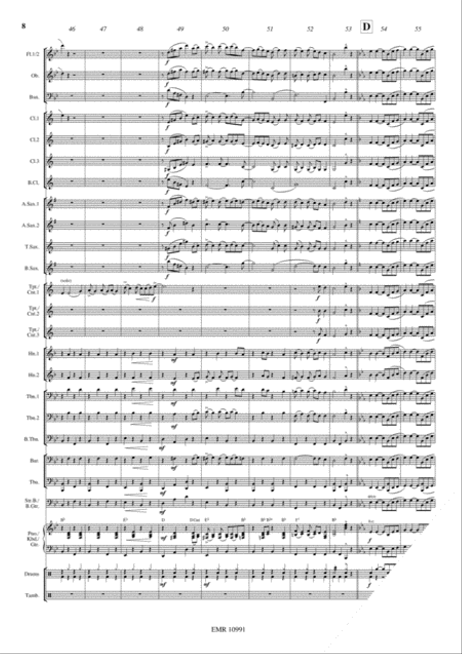 Easy Winners Easy Winners Concert Band scores gallery preview page 9