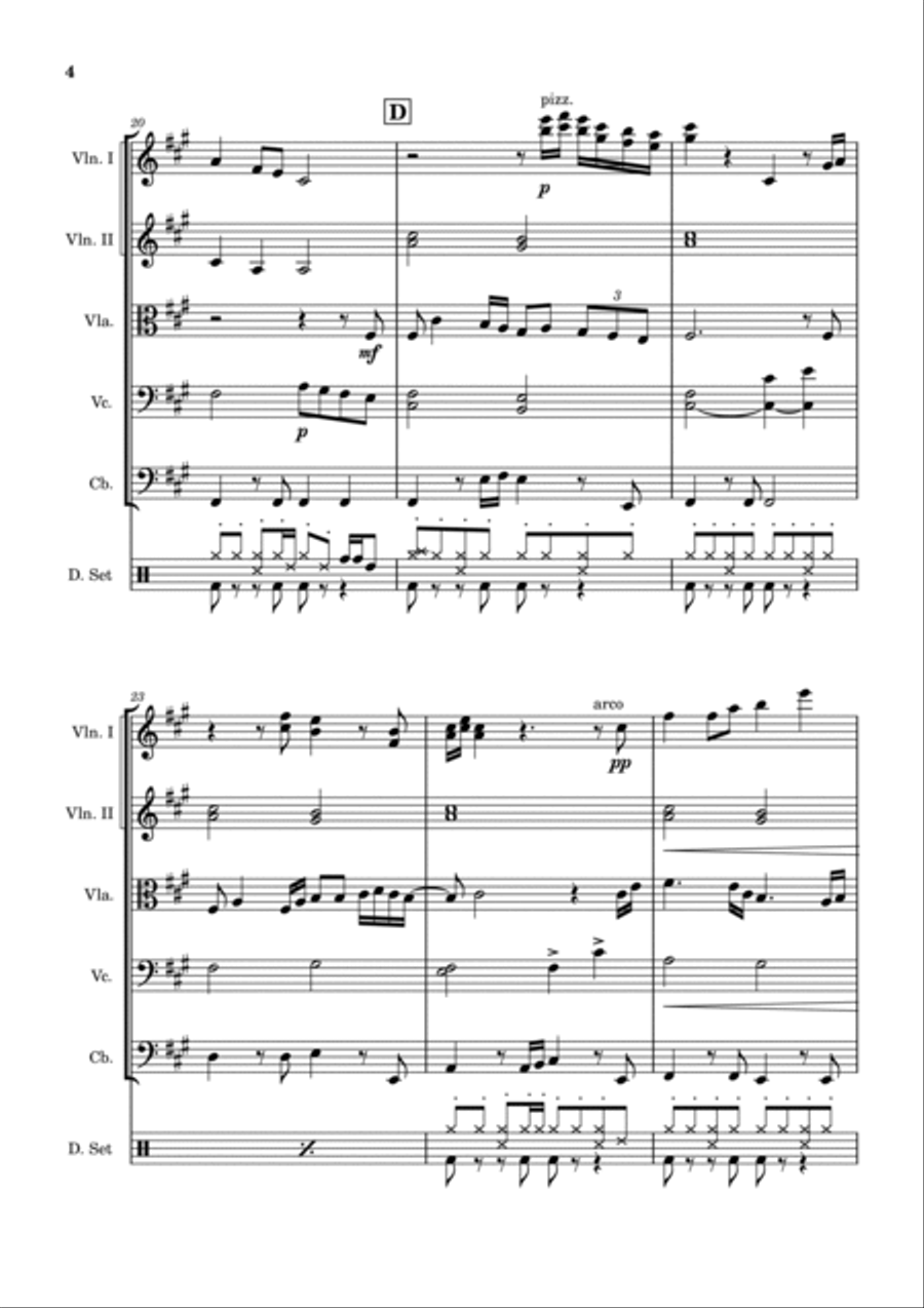 Yi Jian Mei String Orchestra scores gallery preview page 4