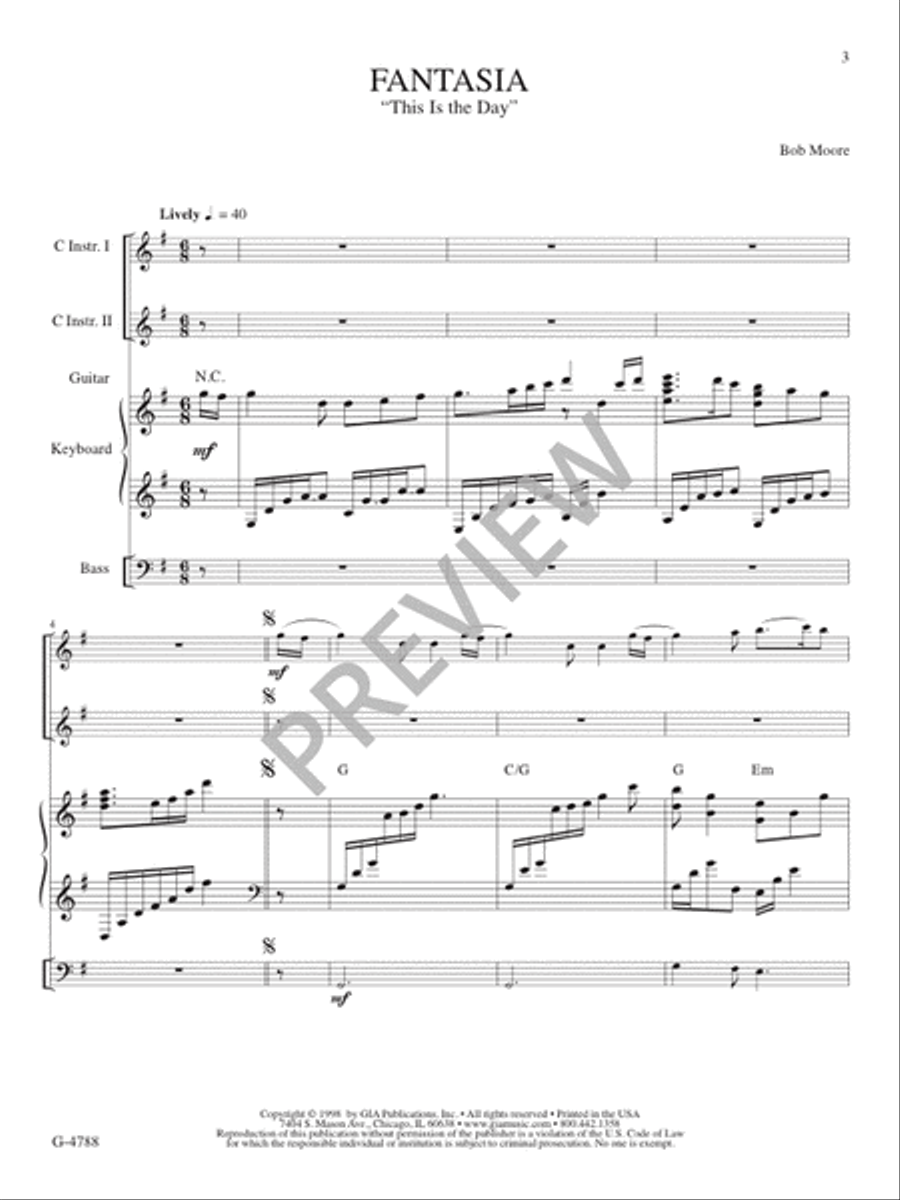 Music for Contemporary Ensemble - Volume 2 Guitar scores gallery preview page 2