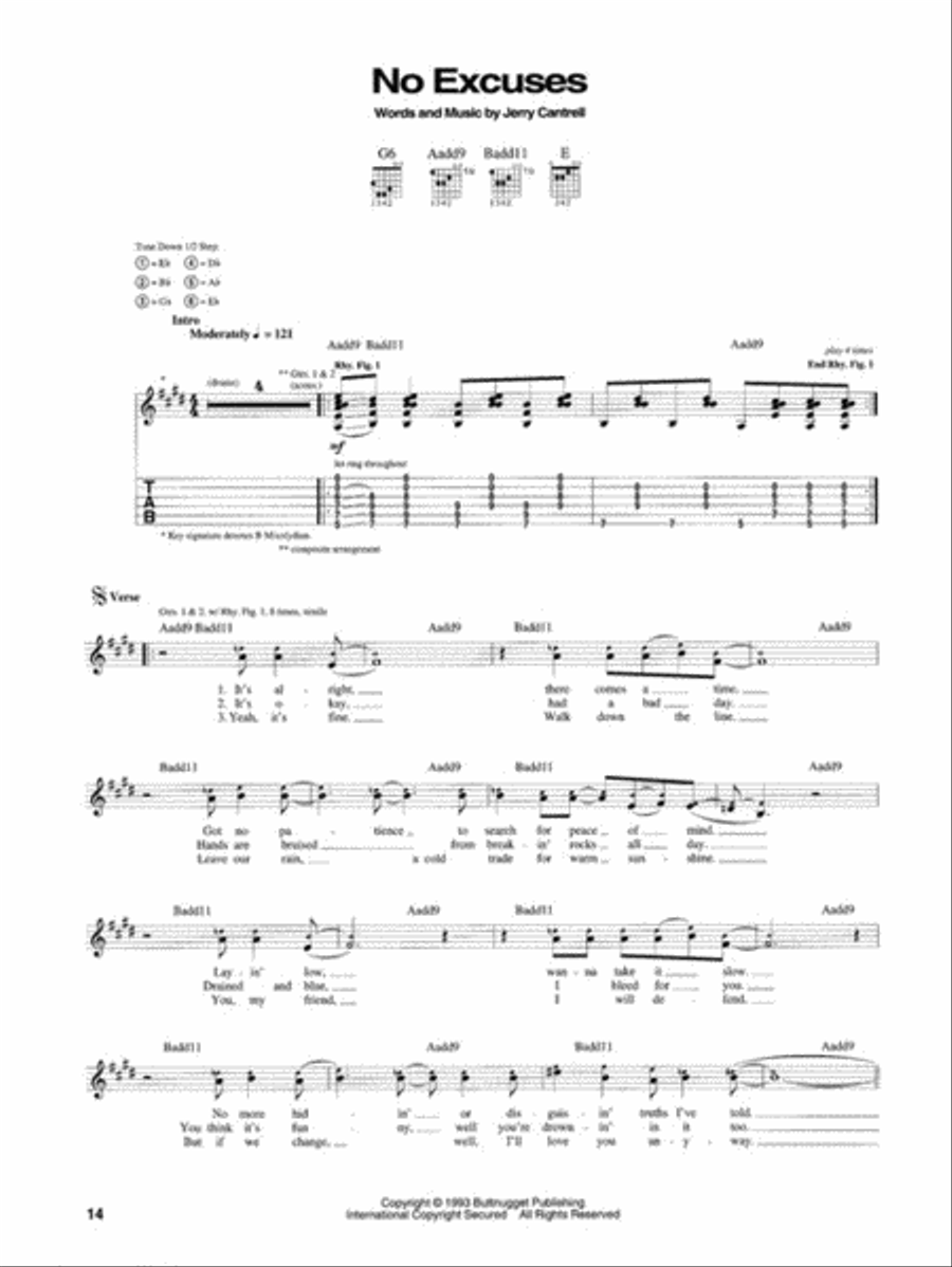 Alice in Chains – Acoustic Acoustic Guitar scores gallery preview page 4