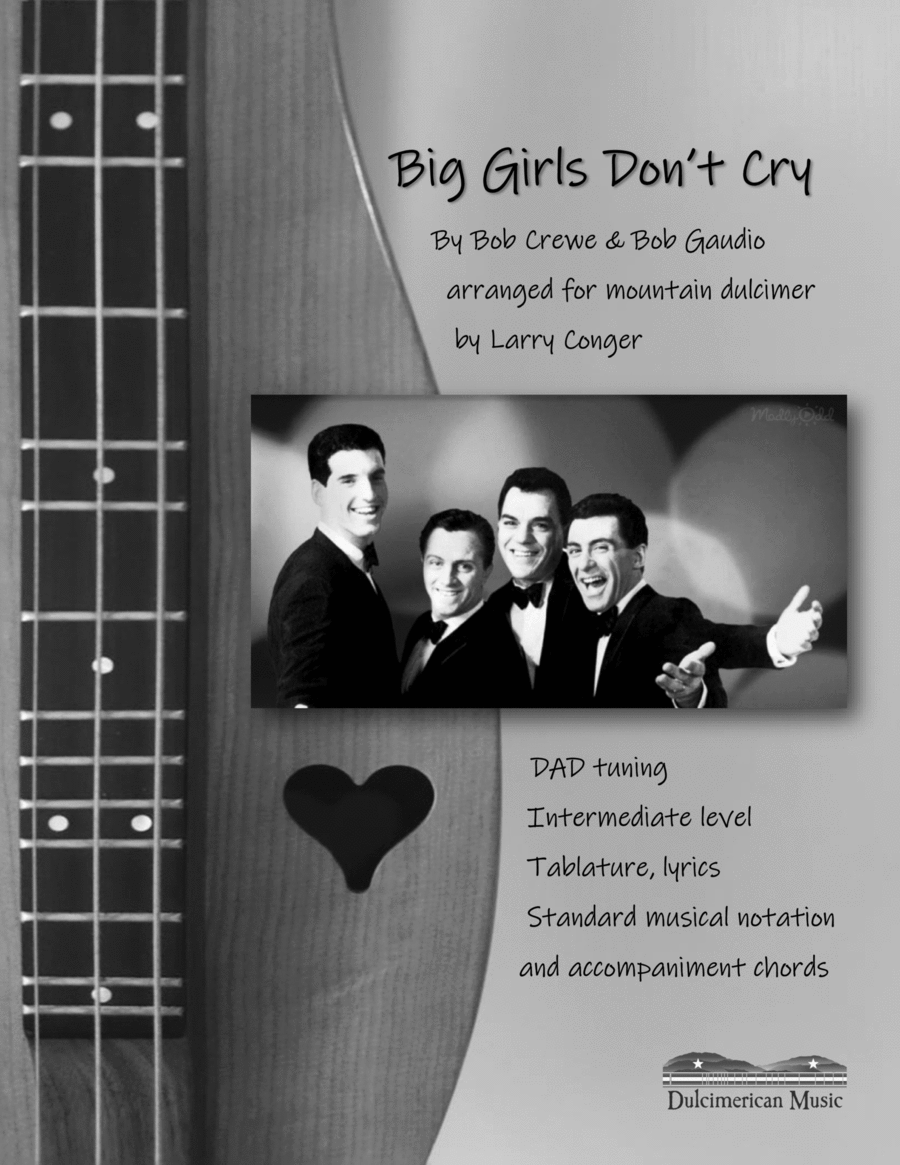 Big Girls Don't Cry Dulcimer scores gallery preview page 1