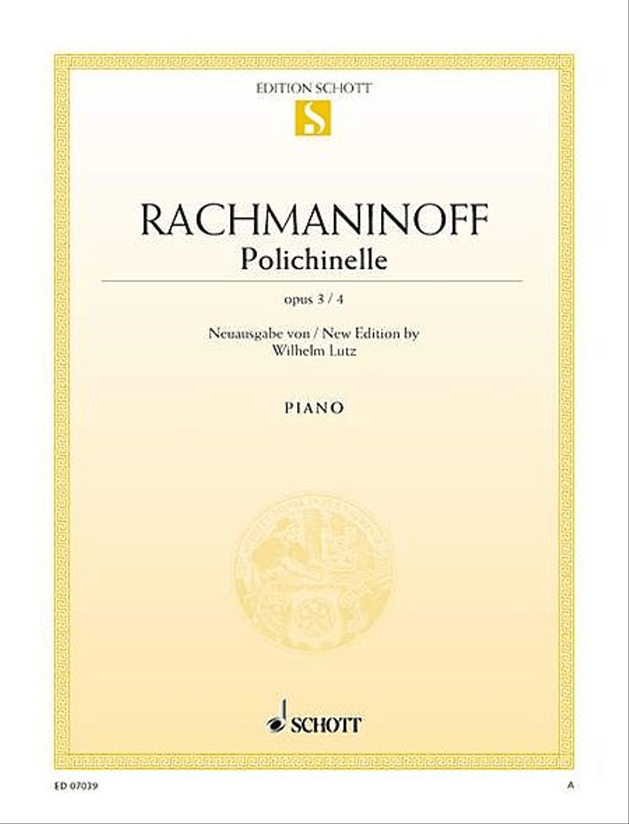Polichinelle, Op. 3, No. 4 Piano Solo scores gallery preview page 1