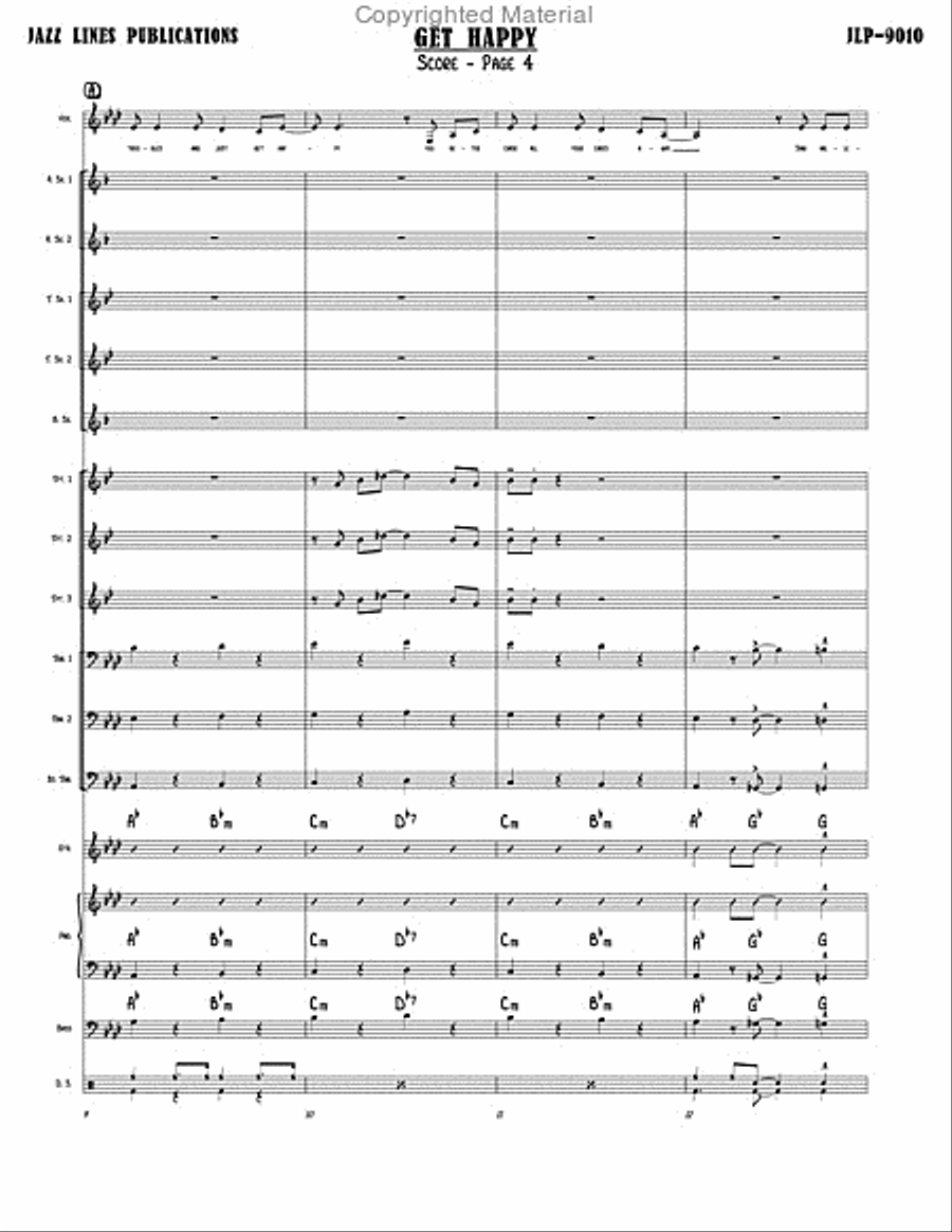 Get Happy Big Band scores gallery preview page 5