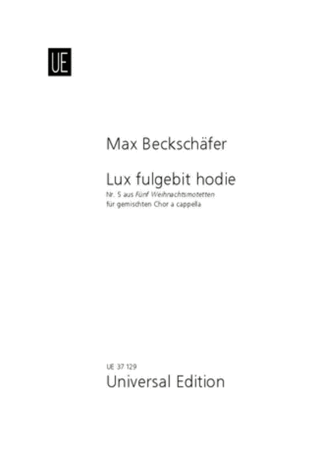 Lux fulgebit hodie