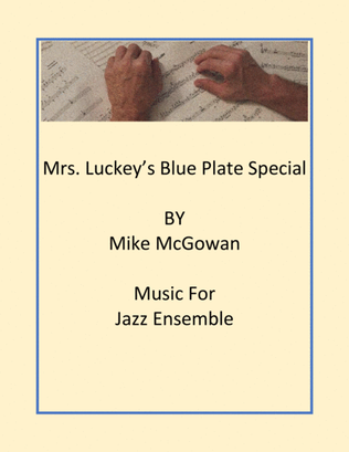 Book cover for Mrs. Luckey's Blue Plate Special