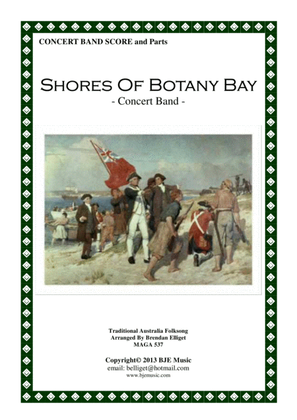 Book cover for Shores of Botany Bay - Concert Band